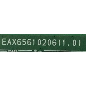 MAIN PARA SMART TV LG / NUMERO DE PARTE EBT63816901 / EAX65610206 (1.0) / RU54B7A008 / 54EBT000-0094 / MODELO 60LF6100-UA